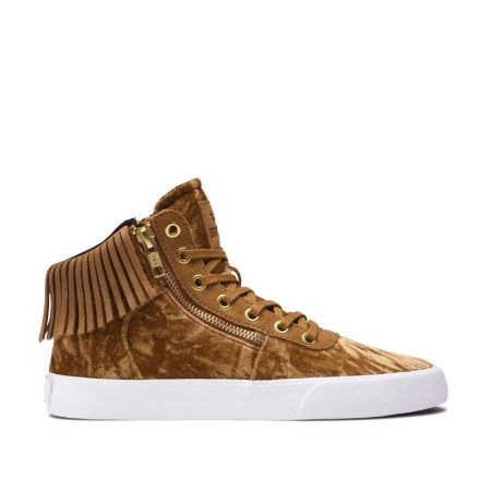 Supra Cuttler Brune Høye Sneakers Dame [NO-9-W761]